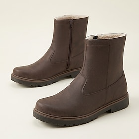Men's Casual Ankle Boots with Minimalist Design, Rounded Toe and Low-Profile Sole, Classic Everyday Style for Commuting, Travel, Weekend Outings and Daily Wear