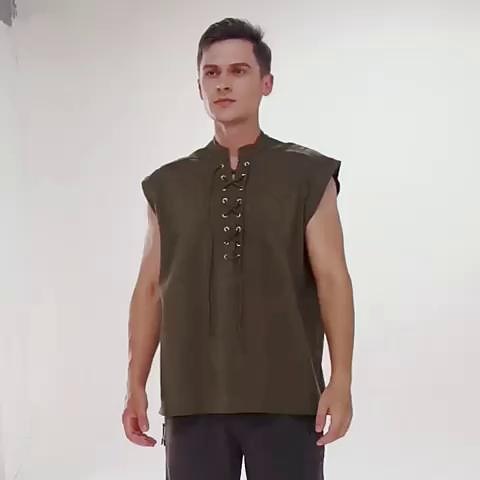 Mittelalter Hose Für Herren - Wikinger & Piraten Look Mit Retro Design Für Cosplay