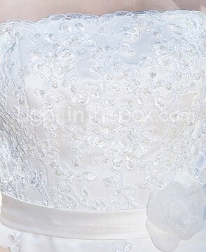 Ranta / kohde Häämekot Tuubi Olkaimeton Hihaton Polven yli Organza Morsiuspuvut Kanssa 2025 2026 - $142.99 –P2