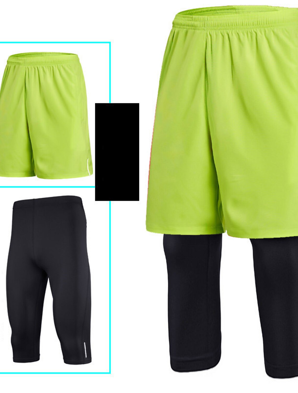 mallas debajo del short