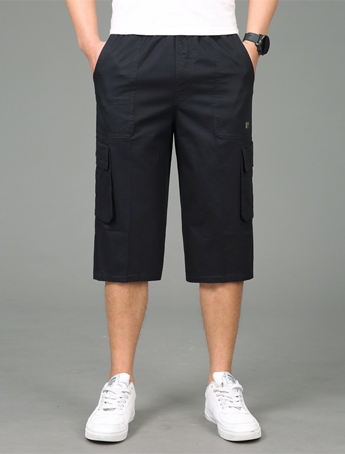 Sporty Capri shorts Cargo Shorts Pocket 