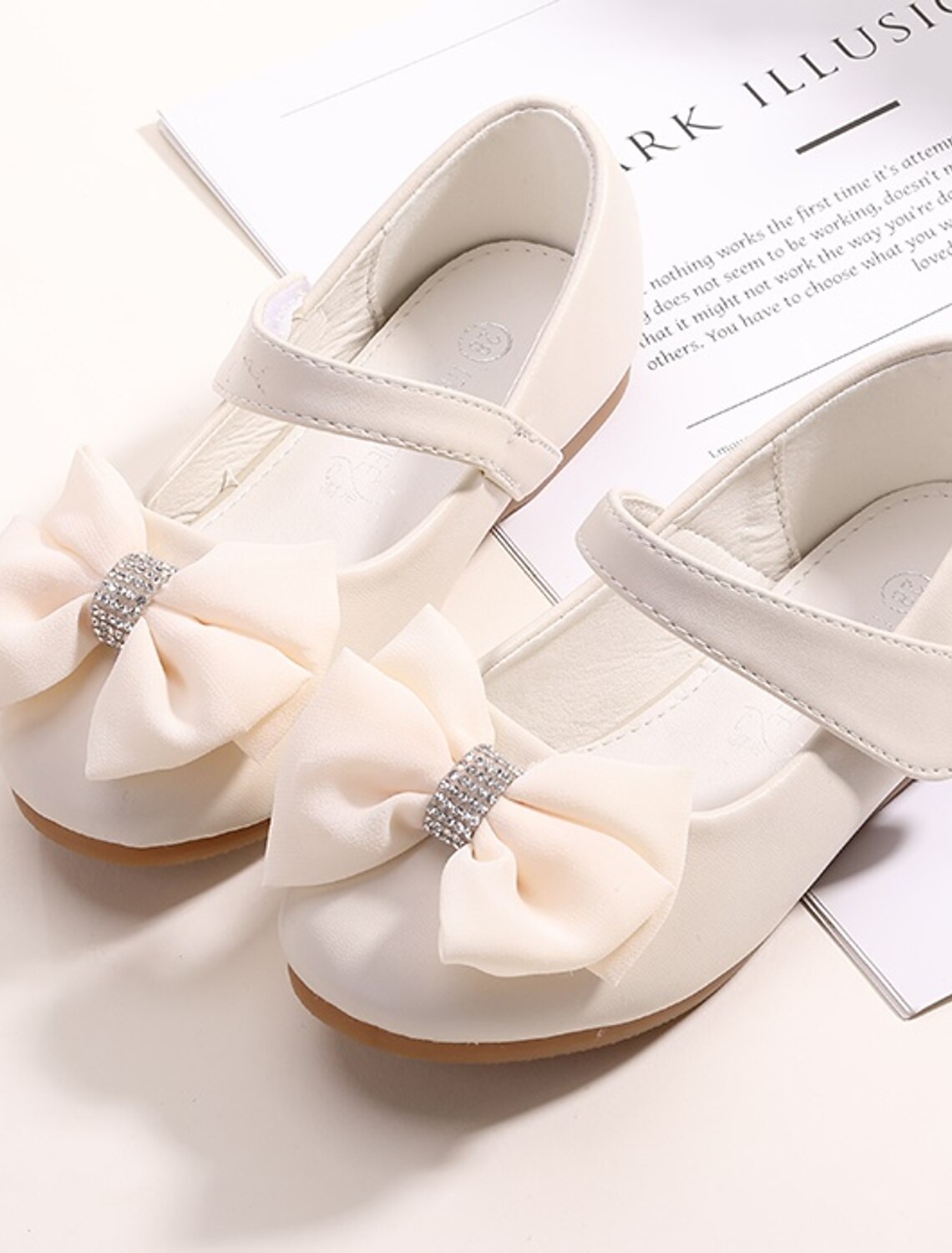 Voor meisjes Platte schoenen Bloemenmeisjesschoenen Microvezel Bruiloft  Casual / Dagelijks Jurk schoenen Peuter (9m-4ys) Kleine kinderen (4-7ys)  Bruiloft Feesten \u0026 Uitgaan Parel Roze Kristal Herfst 8809583 2023 – €66.86
