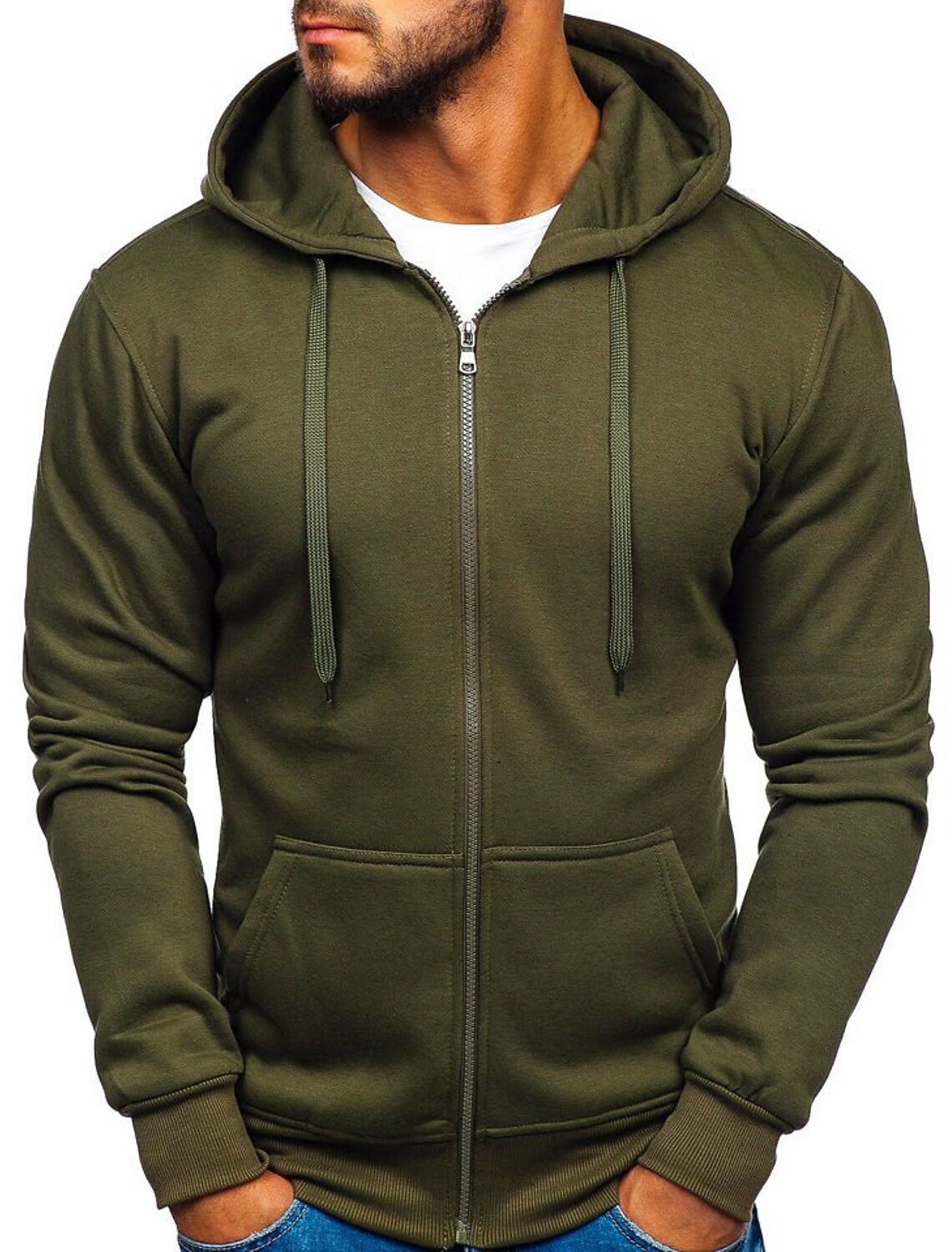 slim fit athletic moletom com capuz