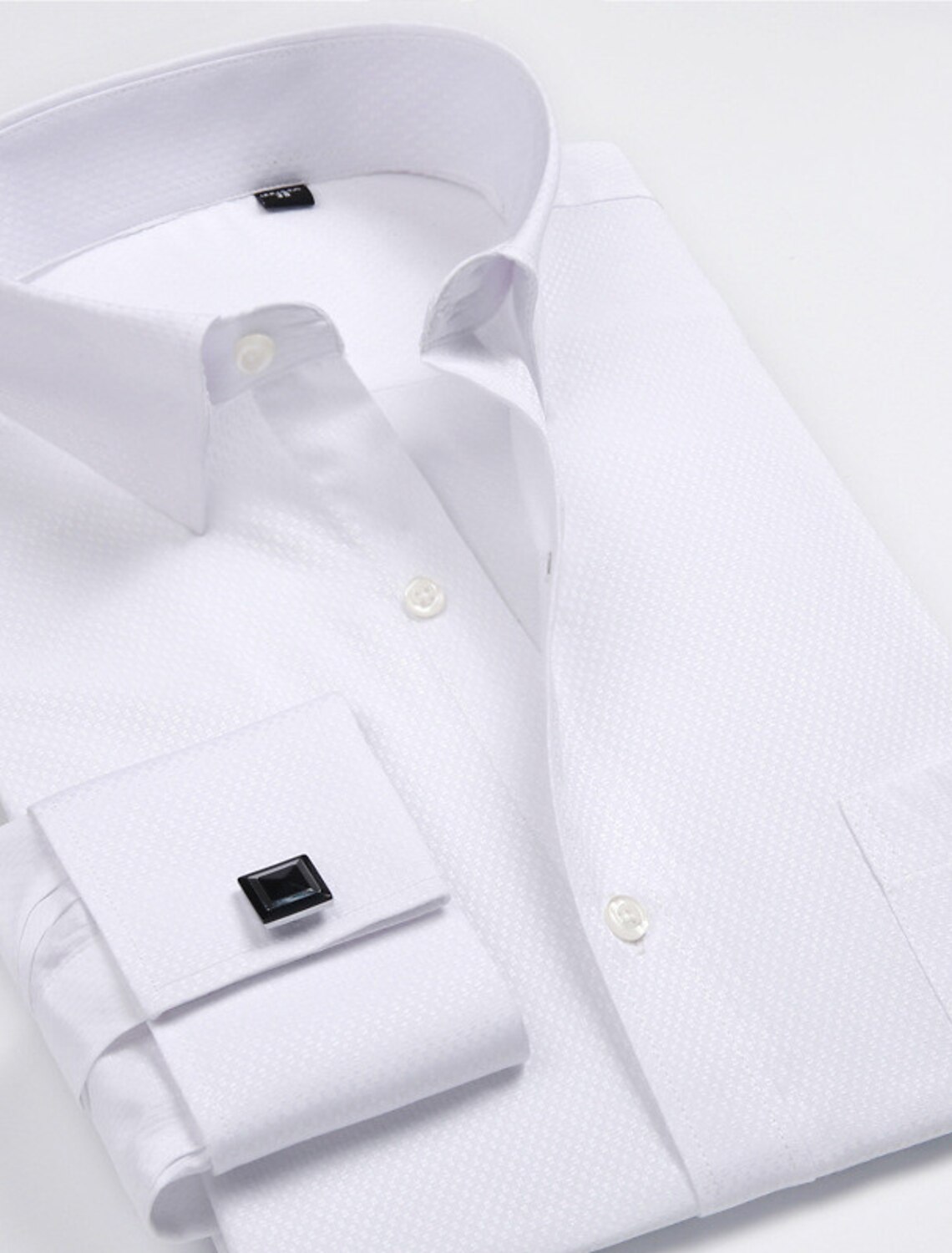 Shirts French Cufflinks Shirt Slim Fit 