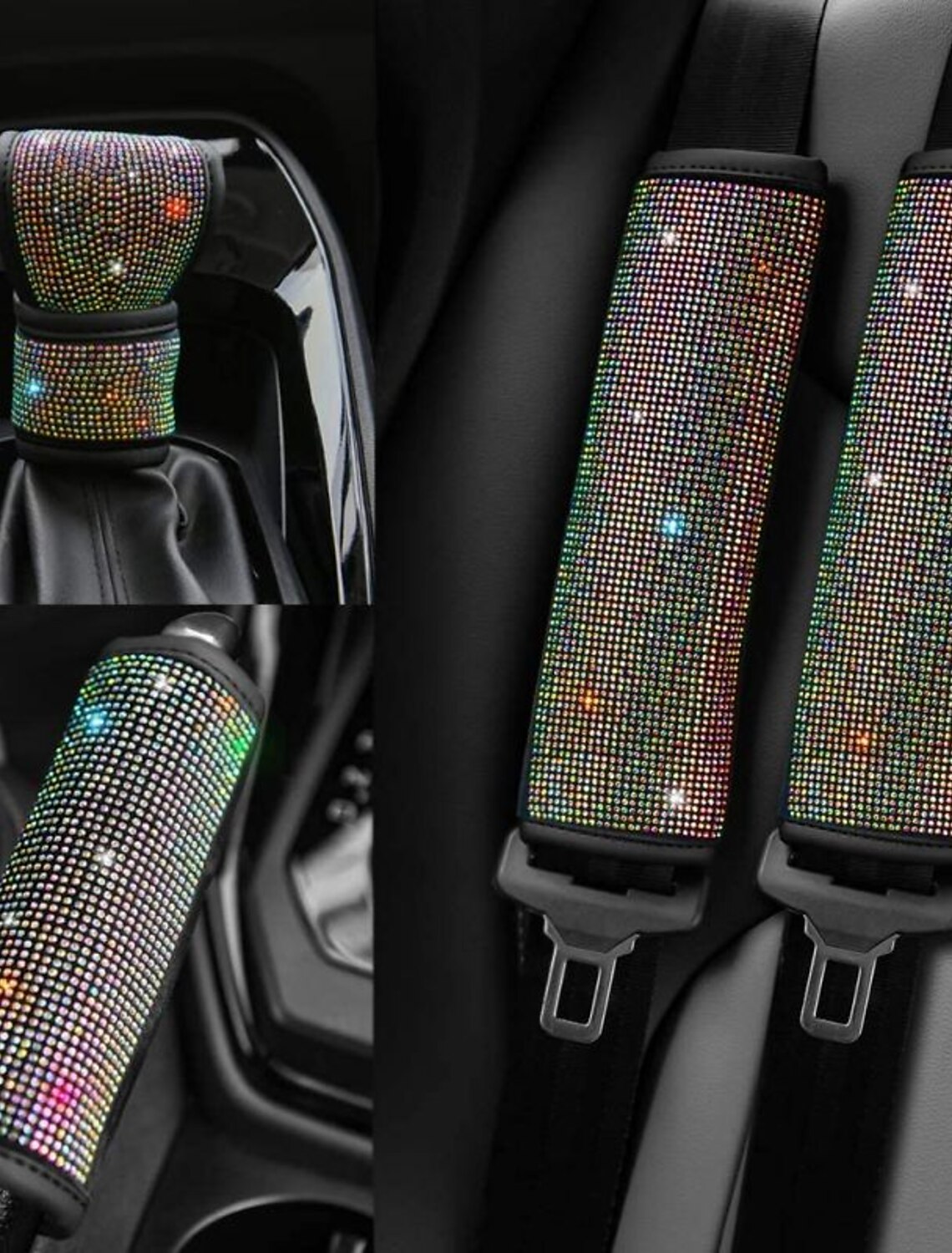 2 Pack Car Seat Belt Clip,Unique Silver Bling Crystal Car Seat Belt Buckles,Auto Metal Belt Plugs Car Seat Belt Silencers,Fit for 2 Pack Car Seat Belt Clip,Unique Silver Bling Crystal Car Seat Belt Buckles,Auto Metal Belt Plugs Car Seat Belt Silencers,Fit for