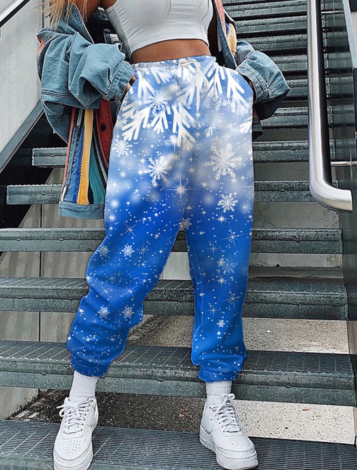 Groenlandia Excepcional detergente Mujer Hip-Hop Ropa Deportiva Persona que practica jogging Pantalones de  Deporte Diseño de cordón elástico Estampado Longitud total Pantalones  Navidad Fin de semana Microelástico Estampados Navidad 8854790 2023 – $19.99
