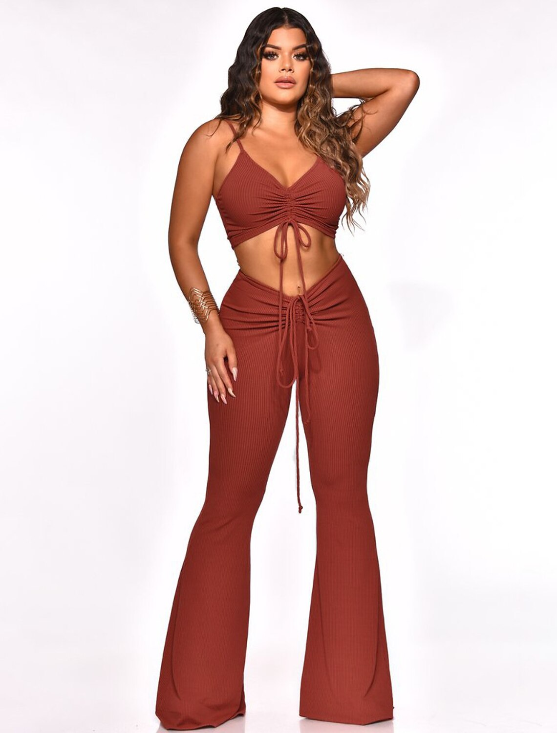 Sexy Streetwear Plain Casual Vacation 