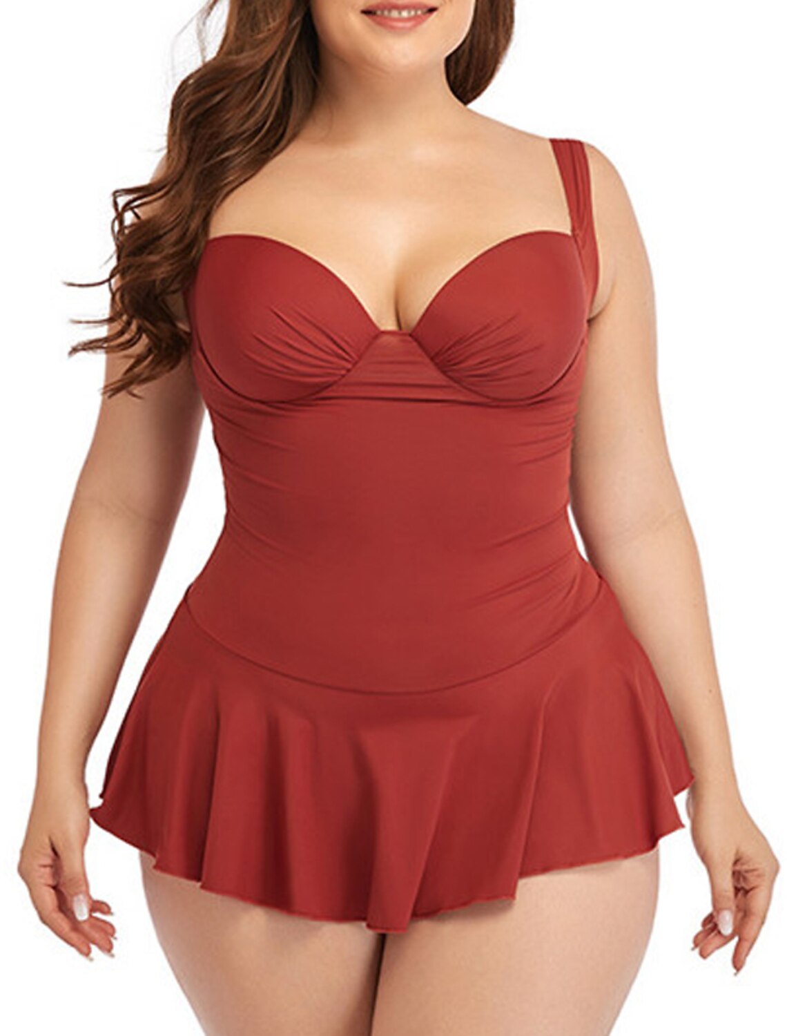 Swim Dress Plus Size Swimsuit Open 