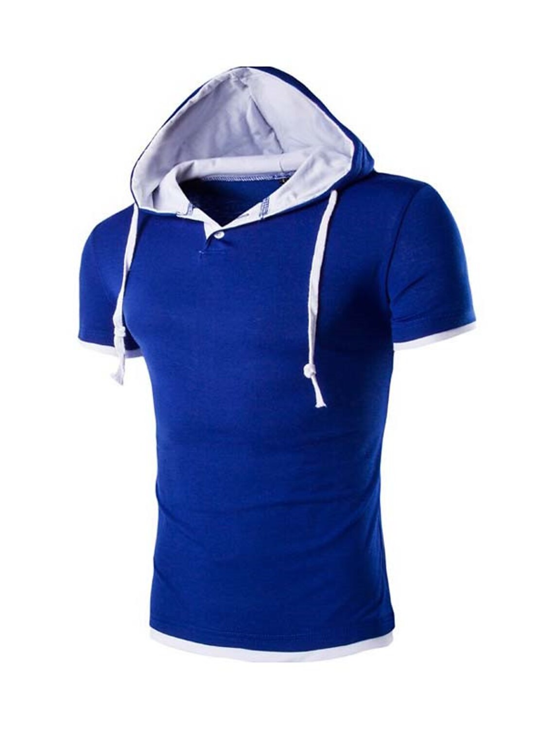 Hooded Casual Daily Short Sleeve Tops 