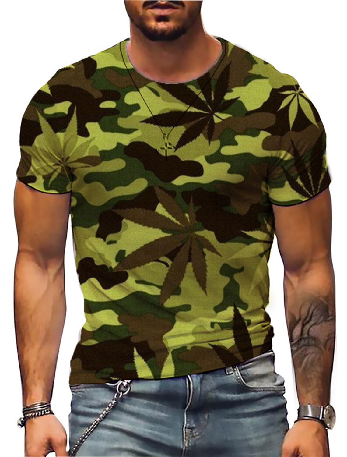 Men's T shirt Tee 3D Print Graphic 