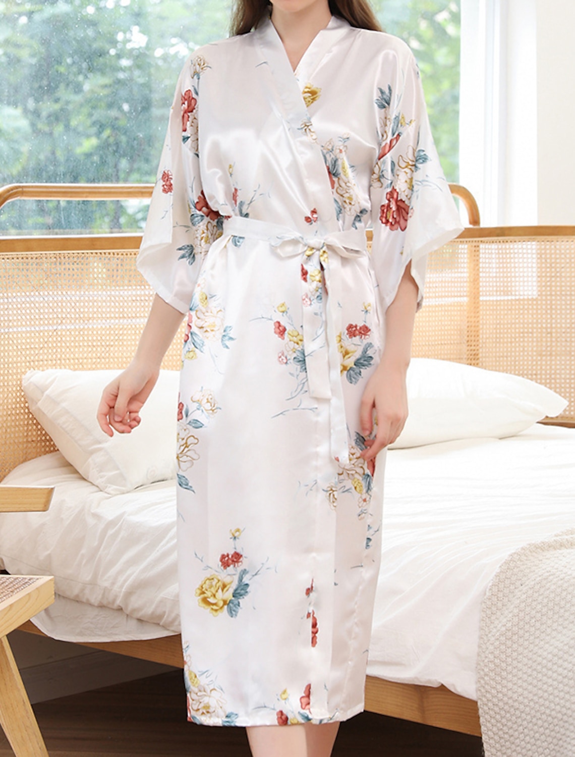 Kamerjas met pyjama inbegrepen in pure zijde Stijl Kimono Vintage Kleding Herenkleding Pyjamas & Badjassen Jurken 