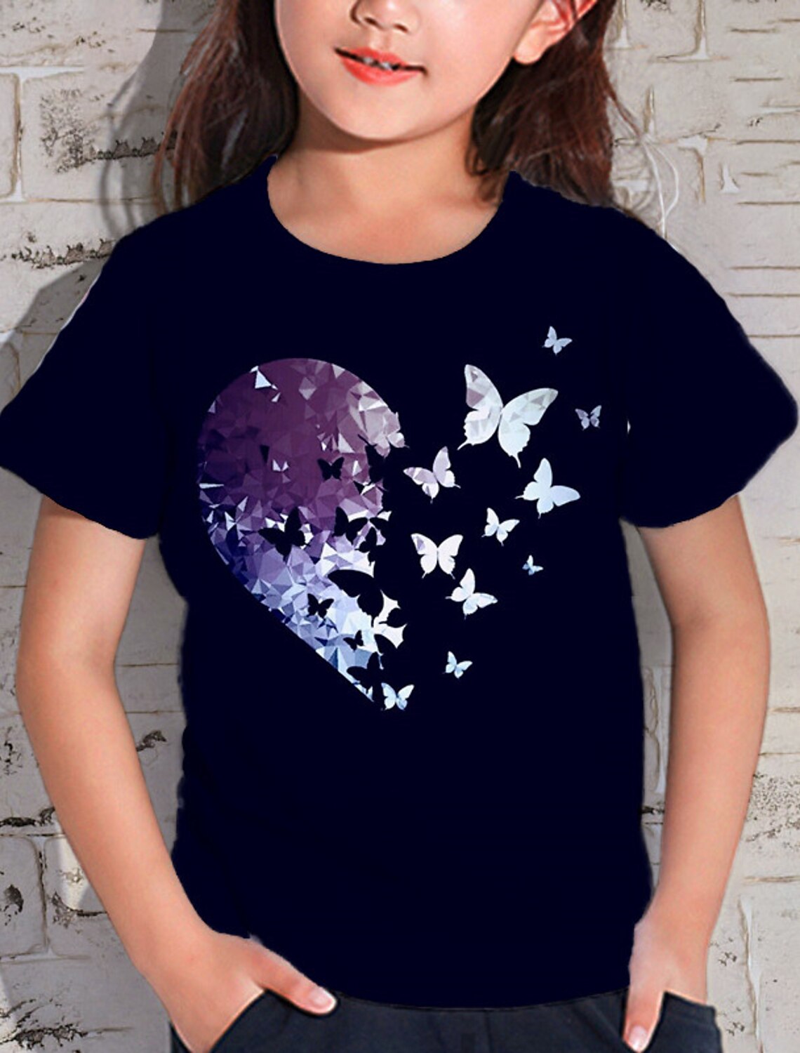 Kids Girls' T shirt Animal Outdoor 3D Print Short Sleeve Active 3-12 Years  Spring Black 9032593 2023 – $