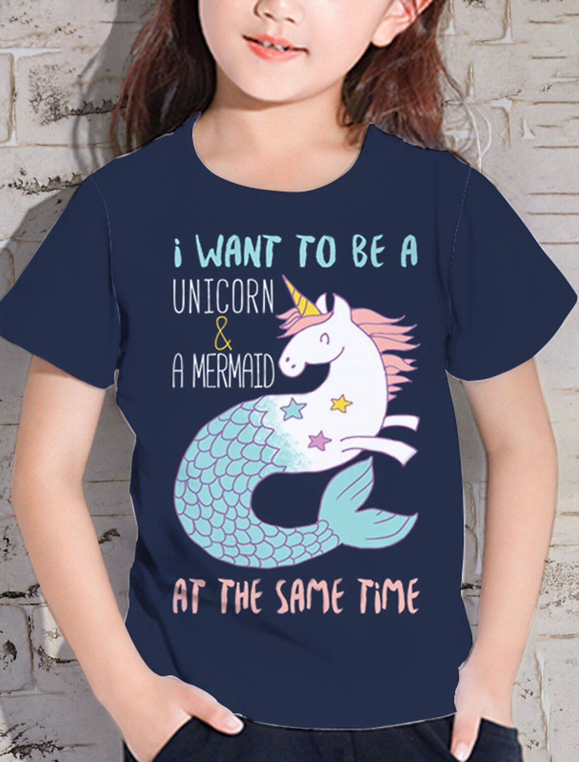 Kids Girls' T shirt Short Sleeve 3D 