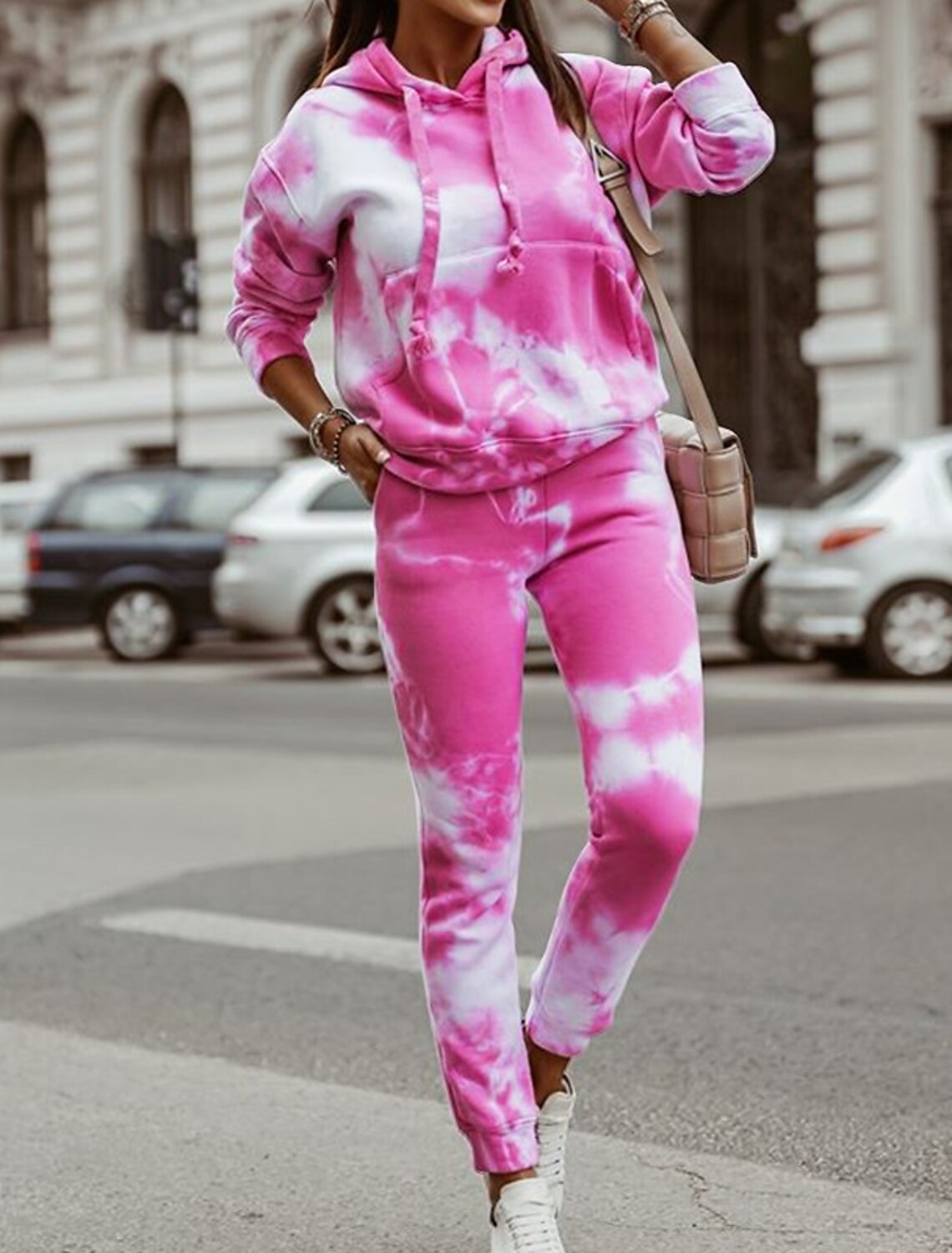 Women's Basic Tie Dye Sport Casual Two 
