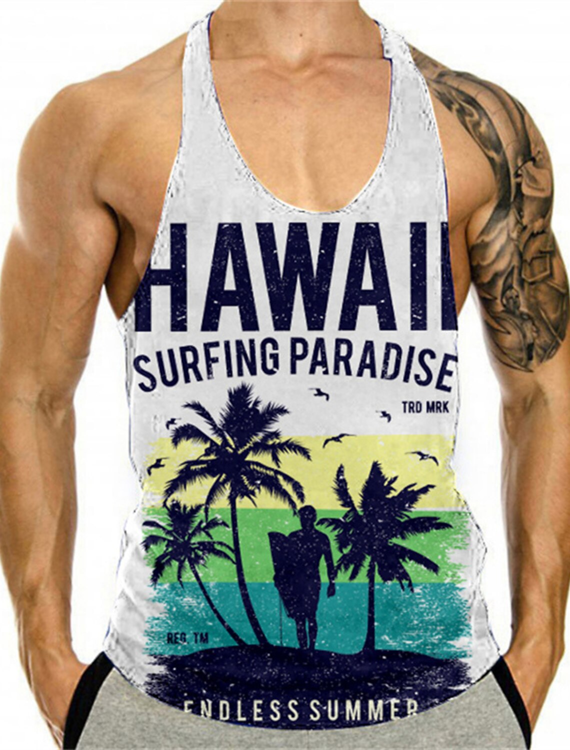 Men's Tank Top Vest 3D Print Scenery 