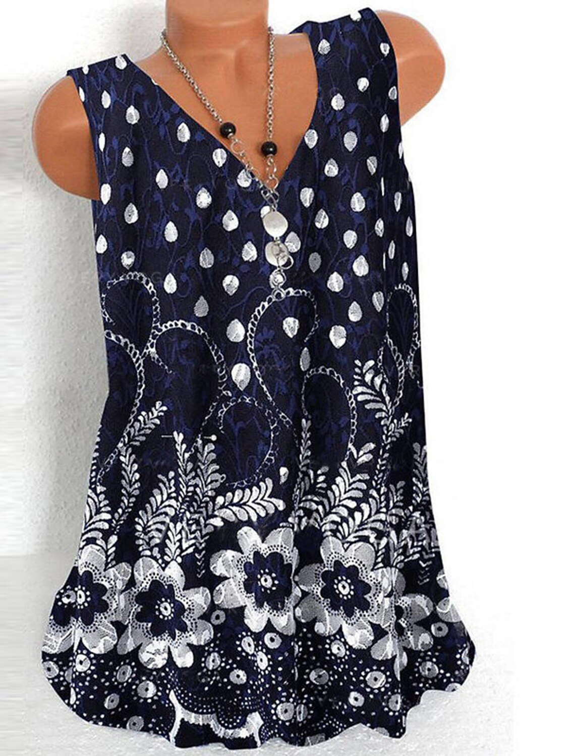 Women's Plus Size Tops Tank Top Floral 