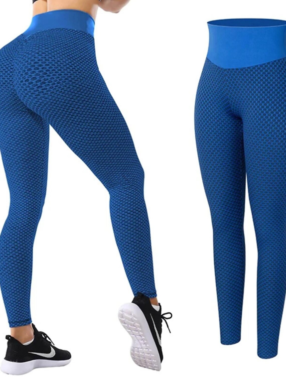 jacquard ruched leggings