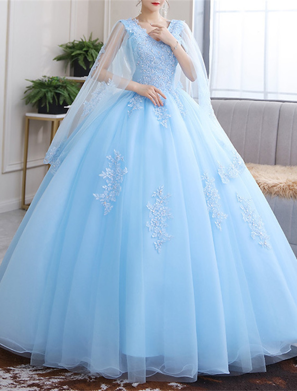 Baljurk Quinceanera-jurken Prinses 