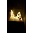 luci led lettere firmano 26 lettere alfabeto illuminano lettere firmano per luce notturna festa di compleanno matrimonio alimentato a batteria lampada natalizia decorazione bar casa