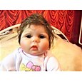 NPKCOLLECTION 22 tum Reborn-dockor Baby- och småbarnsleksak Babyflickor Återfödd bebisdocka Nyfödd levande Vackert Föräldra-Barninteraktion Handapplicerade ögonfransar med kläder och accessoarer för