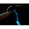 9.8ft 3m Car Light 12V LED Cold Lights Flexible EL Neon Wire Auto Lamps On Car Cold Light Strips Line Lnterior Decoration Strips Lamps Lights Flexible Neon