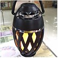 1pc Bluetooth Speaker USB Led Flame Lights Outdoor Portable Led Flame Atmosphere Lamp Stereo Speaker Outdoor Camping Woofer Mini