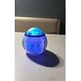 Digital Music Alarm Clock Star Projector Color Changing Starry Night Light for Kids Bedside with Music Decompression Electric Clock for Student Children Use