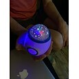 Sky Projector Star Light Music Alarm Clock for Children Color-Changing Birthday Gift AAA Batteries Powered