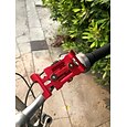 cykeltelefonfäste anti-halk justerbar / infällbar universal för landsvägscykel mountainbike mtb aluminiumlegering cykelcykel svart röd blå
