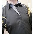 Men's Dress Shirt Button Up Shirt Collared Shirt Black Wine Navy Blue Long Sleeve Graphic Collar Summer Spring Wedding Street Clothing Apparel