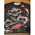 Men's Tee T shirt Tee Shirt Designer Summer Short Sleeve Graphic Patterned Skull 3D Print Round Neck Daily Holiday Print Clothing Clothes Designer Casual Big and Tall Black Gold Black and Blue Black