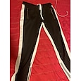 Men's Sweatpants Trousers Pants Trousers Workout Pants Patchwork Drawstring Side Stripe Solid Color Breathable Soft Full Length Outdoor Daily Sports Sporty Casual Slim White / Black Solid red