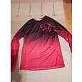 Herren Downhill Jersey Langarm Fahhrad Trikot Shirt mit 3 Gesäßtaschen MTB Mountain Rennrad Atmungsaktiv Schnelltrocknend Feuchtigkeitsableitung Weich Schwarz Gelb Armeegrün Wolf camuflaje Polyester
