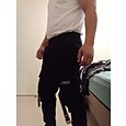 Men's Cargo Pants Joggers Trousers Jogging Pants Drawstring Elastic Waist Multi Pocket Solid Color Breathable Soft Casual Daily Fashion Streetwear Black Blue