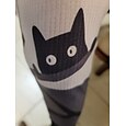colanți de modă pentru femei jambiere imprimeu pantaloni de lungime întreagă cadouri de Crăciun halloween micro-elastic pisică de Crăciun control burtă ridicare de fund slab imagine culoare 40 2xl