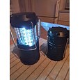 lanterna de acampamento led 30 leds luz externa dobrável portátil alimentada por bateria luz de barraca de acampamento led para atividades ao ar livre festa de acampamento caminhadas kit de sobrevivência de queda de energia de emergência