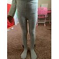 Παιδιά Κοριτσίστικα Καλσόν Ροζ Ανοικτό Λευκό Μαύρο Ριγέ Βαμβάκι Εσωτερικό Καθημερινά Ρούχα Καθημερινές Κάλτσες / Φθινόπωρο / Χειμώνας / Άνοιξη