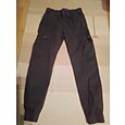 Herren Cargohose Cargohosen Cargohose Hose Hosen Arbeitshose Kordelzug Elastische Taille Multi Pocket Glatt Komfort Atmungsaktiv Casual Täglich Strassenmode 100% Baumwolle Sport Modisch Schwarz Grün