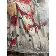 dámské plus size vánoční topy svetr mikina s grafikou Santa Claus s dlouhým rukávem výstřih streetwear denní polyester zima podzim modrá fialová / slunečnice