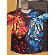 Herren Tier Tiger T Shirt Kurzarm T-Shirt 3D-Druck Rundhalsausschnitt Hemd Sport Modisch Sportbekleidung Outdoor Strasse Casual Blau Sommer Frühling Bekleidung S M L XL XXL XXXL