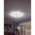 6/8/12/15 hoveder led loftslampe lotus design loftslampe moderne kunstnerisk metal akryl stil trinløs dæmpning soveværelse malet finish lys 110-240v kun dæmpbar med fjernbetjening blomster design