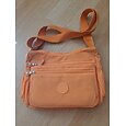 Women's Crossbody Bag Nylon Daily Zipper Durable Solid Color Black Yellow Pink
