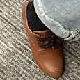 Naisten Oxford-kengät Bullock kengät Pluskoko Vintage Kengät ulko- Päivittäin Kartiokorko Pyöreä kärkinen Vintage Tyylikäs Vapaa-aika PU Nauhat Yhtenäinen väri Musta Punainen