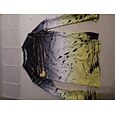 Homens Jersey em declive Gradiente Manga Longa Moto Blusas com 3 bolsos traseiros Ciclismo de Montanha Ciclismo de Estrada Secagem Rápida Tiras Refletoras Bolso Traseiro Pavio Humido Esportes Amarelo