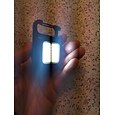 lanterna led super brilhante mini cob chaveiro lâmpada de carregamento luzes de acampamento com ímã 4 modos de iluminação para camping uso doméstico.