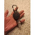 Retractable Keychain Heavy Duty Carabiner Badge Holder Tactical ID Badge Reel With 31.5 Steel Retractable Cord 8.0 Oz