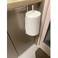 5pc Kitchen Roll Paper Rack Cabinet Paper Towel Rack Non Perforated Towel Hanging Storage Rack Iron Art Cling Film Storage Rack Wall Mounted