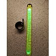 1pcs LED Bracelet Rechargeable USB Arm Light Bracelet For Halloween  3 Modes Cycling Warning Wrist Strap Lightweight Unisex for Jogging Walking