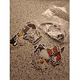 60pcs Animal Knife Q Aesthetics Cute Funny Cartoon Decals Graffiti Vinyl Waterproof Stickers Pack For Adults Teen Girl Suitcase Water Bottle DIY Phone Laptop Computer Skateboard Luggage