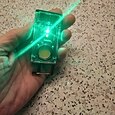 portachiavi multifunzionale con gancio - mini torcia elettrica ricaricabile tramite USB e luce da lavoro UV luce nera per casa, all'aperto, campeggio, corsa e pesca 1/2 pezzi